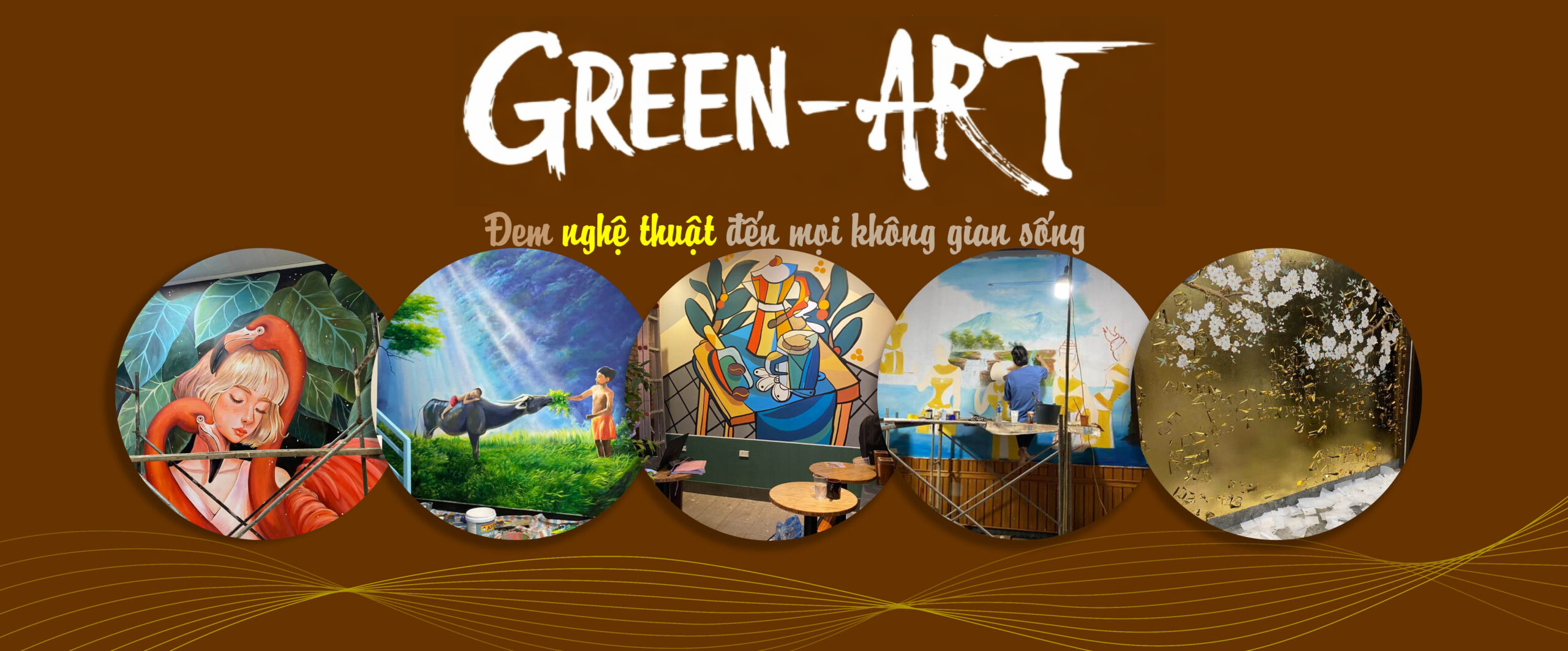 Banner Green Art