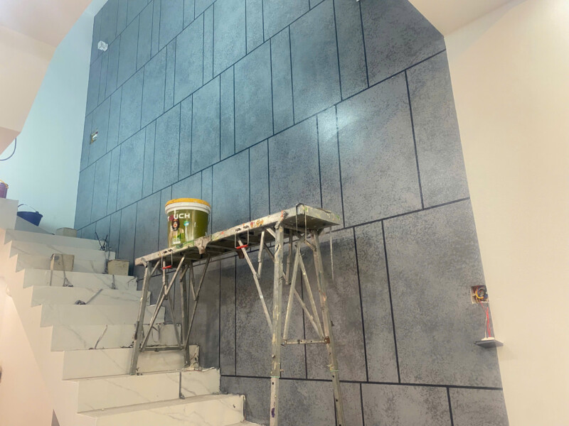Sơn hiệu ứng bê tông phù hợp với không gian nào