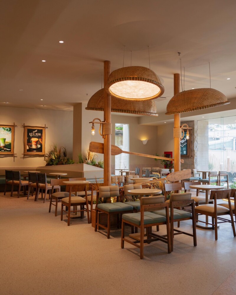 Thi Công Sơn Hiệu Ứng Cho Chuỗi Quán Cafe Catinat