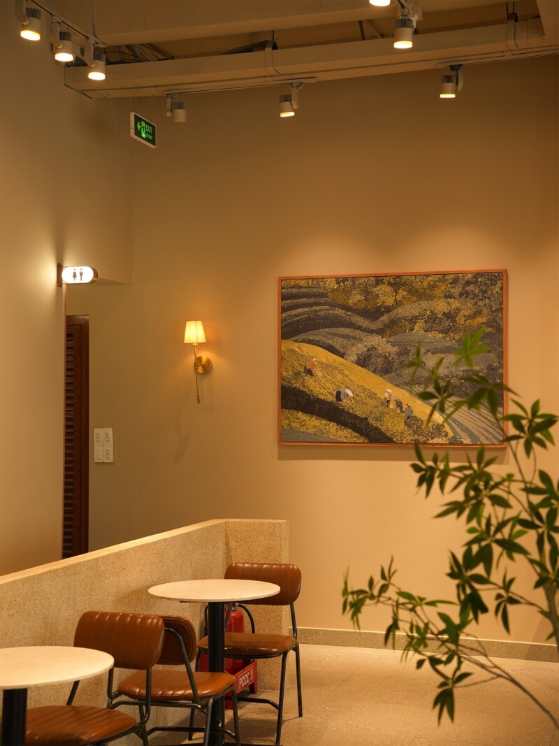 Thi Công Sơn Hiệu Ứng Cho Chuỗi Quán Cafe Catinat