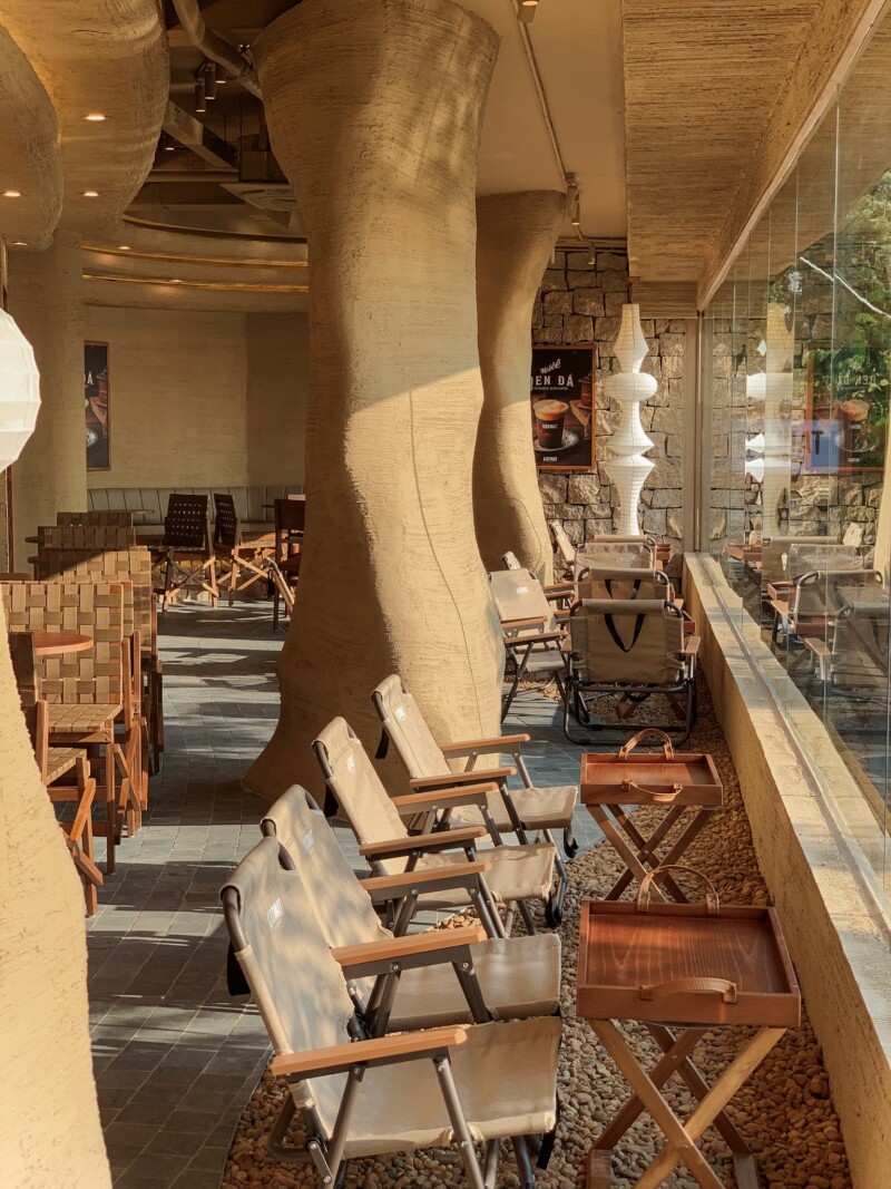 Thi Công Sơn Hiệu Ứng Cho Chuỗi Quán Cafe Catinat