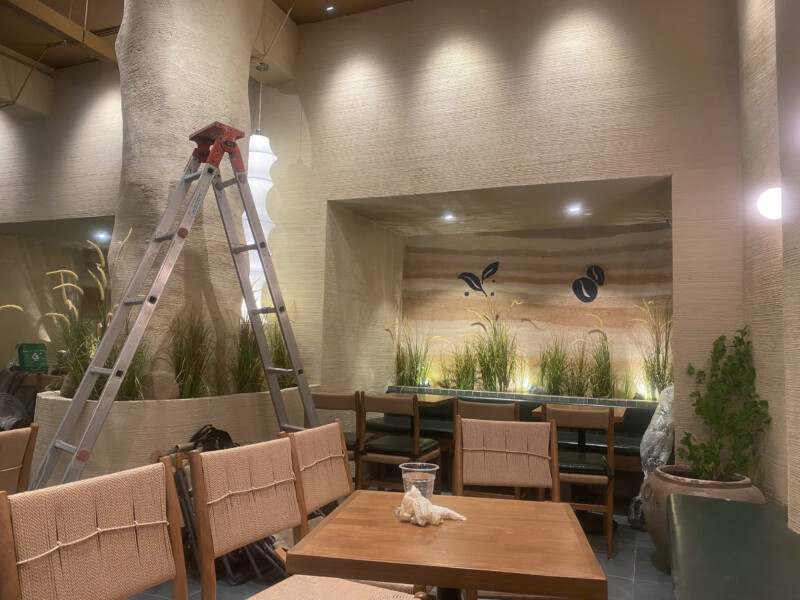 Thi Công Sơn Hiệu Ứng Nhà Hàng Mâm Nhà Tại Hà Nội