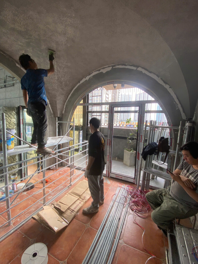 Yếu tố ảnh hưởng tới báo giá dịch vụ thi công sơn hiệu ứng