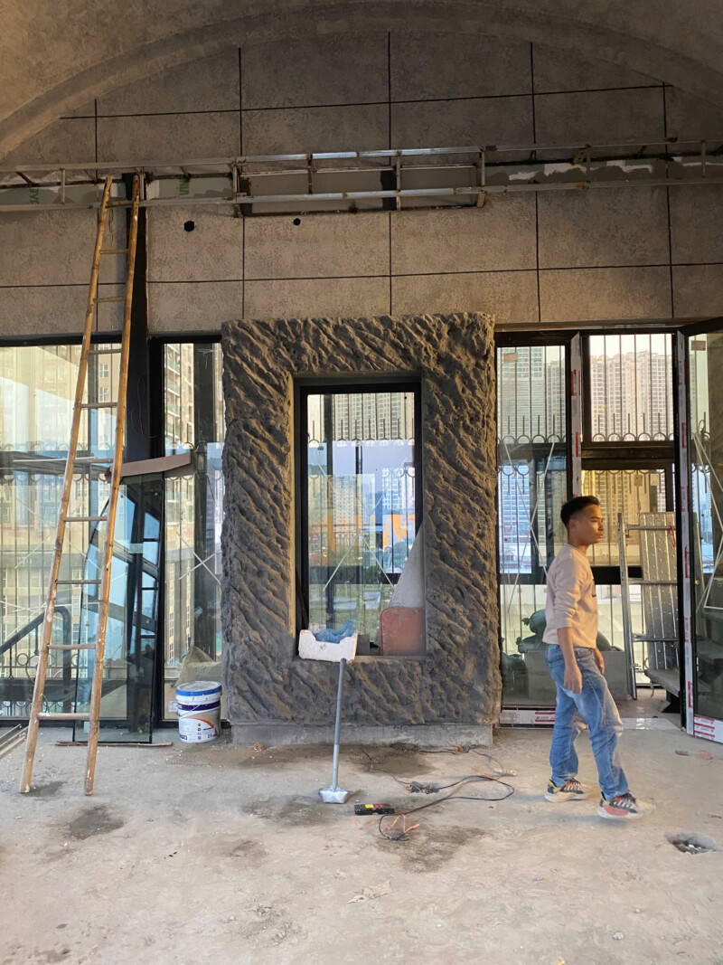 dự án thi công sơn hiệu ứng giả bê tông