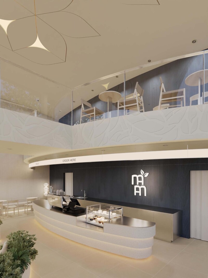 dự án thi công sơn hiệu ứng cho quán Cafe Mầm Hạ Long