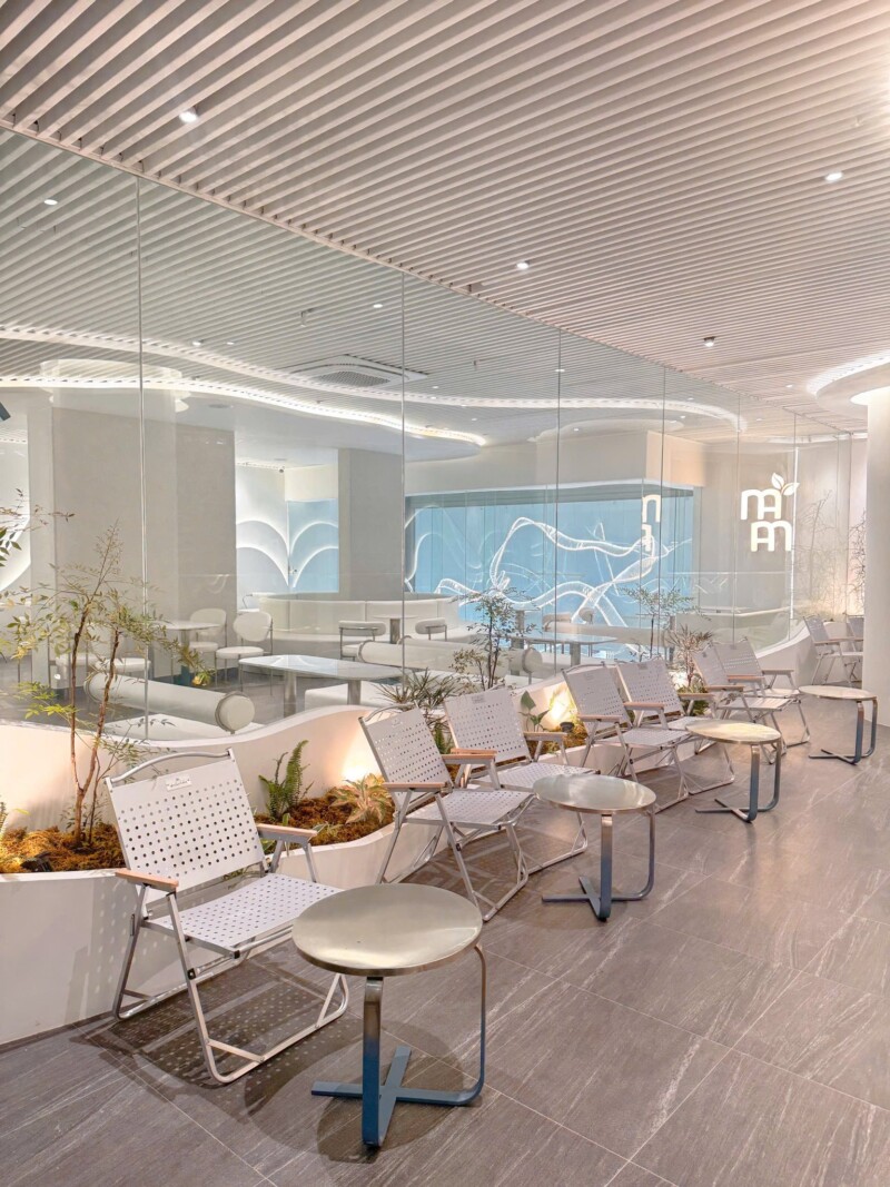 dự án thi công sơn hiệu ứng cho quán Cafe Mầm Hạ Long