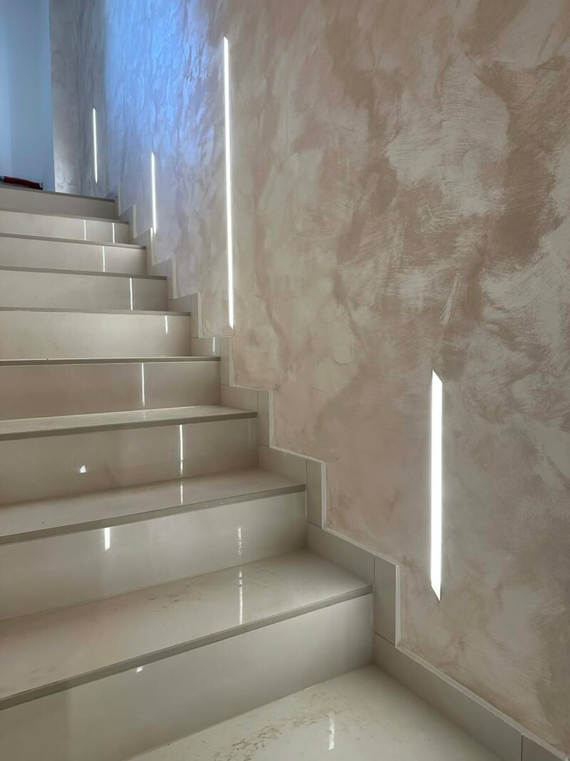 Dự án thi công sơn hiệu ứng cầu thang Green Art Việt Nam
