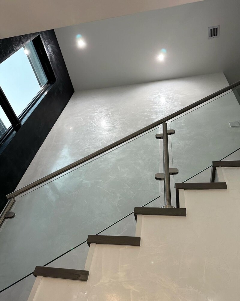 Dự án thi công sơn hiệu ứng cầu thang Green Art Việt Nam