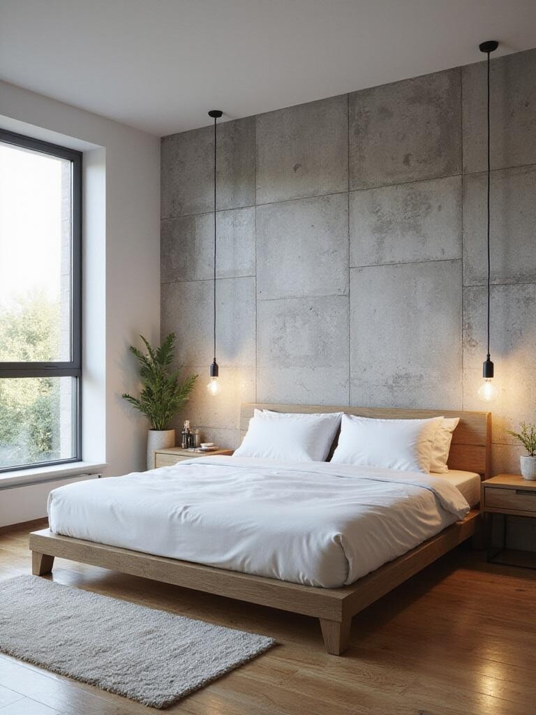 dự án thi công sơn hiệu ứng phòng ngủ