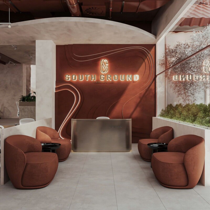 Nên thi công sơn hiệu ứng showroom ở những vị trí nào